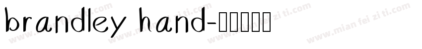 brandley hand字体转换